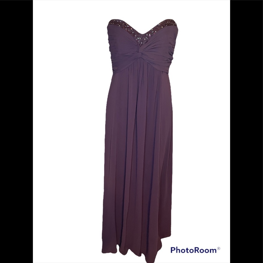 David’s Bridal Empire Waist Chiffon Dress